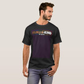 T-shirt Human Kind Be Both LGBTQ Ally Pride Rainbow Positi (Devant entier)