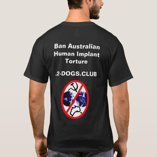 T-shirt Human Rights Australia 2-dogs.club (Dos)