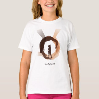 T-shirt Human Rights for All – Minimal Diversity Circle De