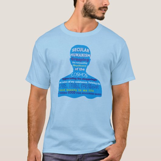 T-shirt Humanisme laïque (Devant)