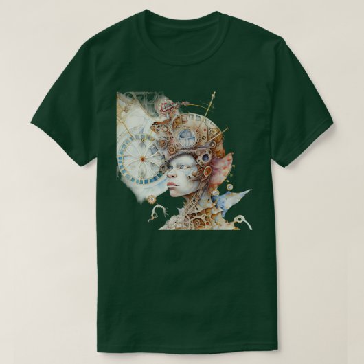 T-shirt Humanoïaque à vapeur (Design devant)