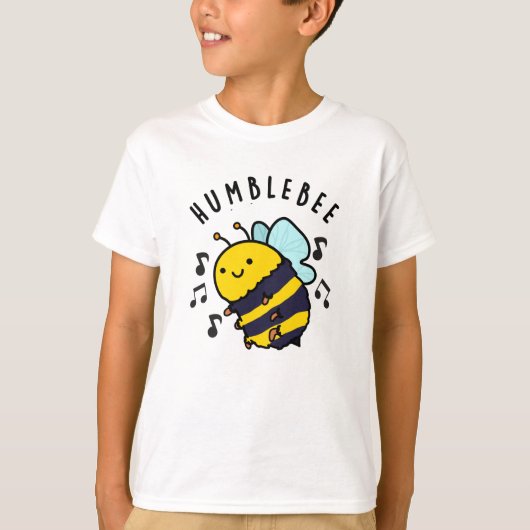T-shirt Humble Bee Funny Bumblebee Pun (Devant)
