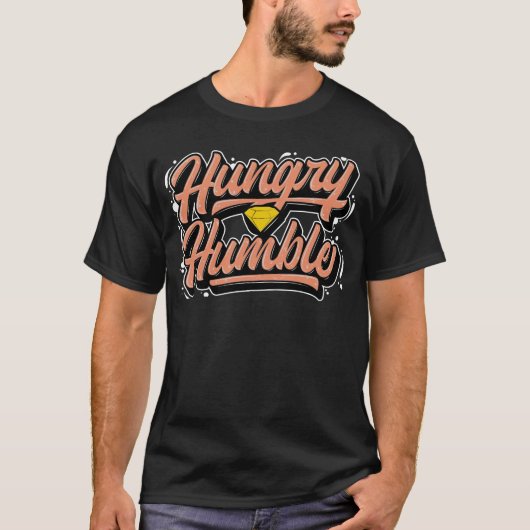 T-shirt humble et affamé (Devant)