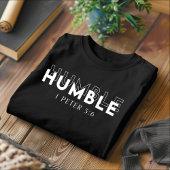 T-shirt Humble pour les hommes et les femmes Christian T-s