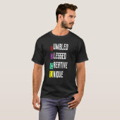 T-shirt Humbled Blessed Creative Unique Hbcu Black College (Devant entier)