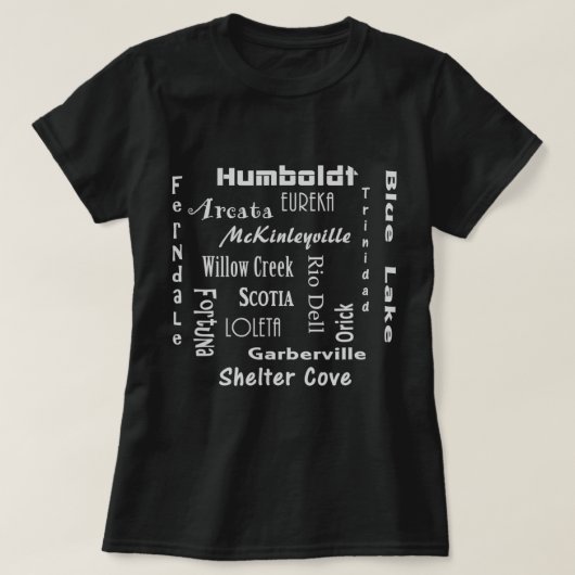 T-shirt Humboldt County  (Design devant)