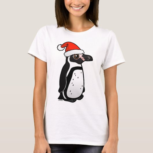 T-shirt Humboldt Penguin Père Noël (Devant)