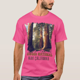 T-shirt Humboldt Redwoods Rétro États-Unis Californie État