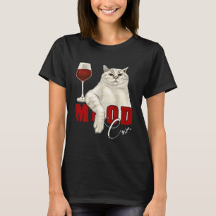 T-shirt Humeur de chat paresseux pour ambiance drôle et co