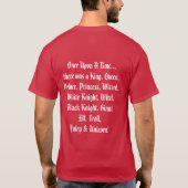 T-shirt Humeur de Dragon de Conte de Fées (Dos)