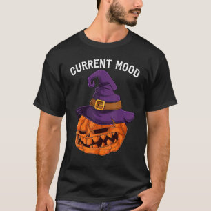 T-shirt Humeur de sorcière actuelle Jack-o'-lantern Citrou