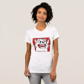 T-shirt Humeur mignonne faite sur commande de monstre de (Devant entier)