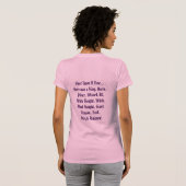 T-Shirt Humeur Princesse de Conte de Fées (Dos entier)