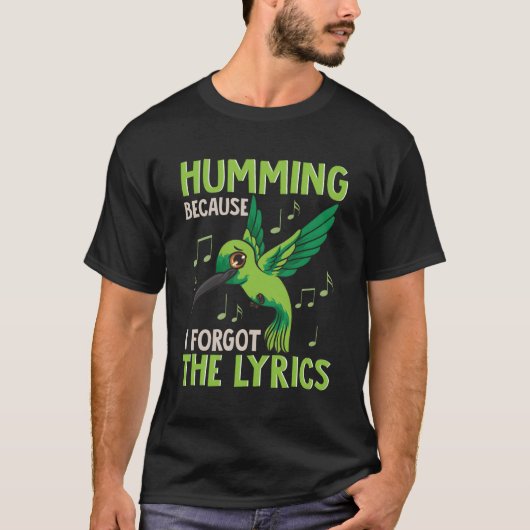 T-shirt Humming Parce Que J'Ai Oublié Les Paroles Humming (Devant)