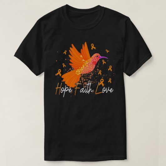 T-shirt HummingBird Aml Leukemia (Design devant)