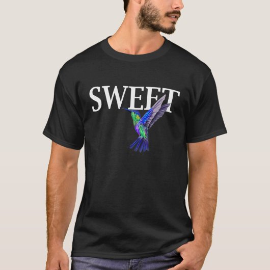T-shirt Hummingbird Loves Sweet (Devant)