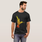 T-shirt Hummingbird polygonal symbol (Devant entier)