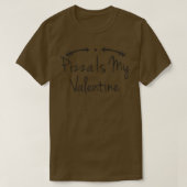T-shirt Humor Funny Pizza Is My Valentine 558 925 (Design devant)