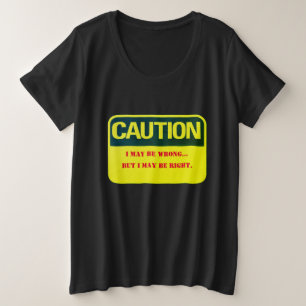 T-shirt humoristique Confort Zone Plus Taille