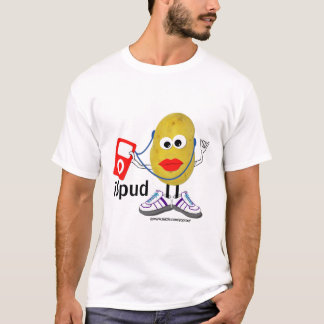 T-shirt humoristique de parodie de "ispud"