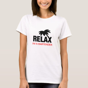 T-shirt humoristique pour barmen avec une phrase d