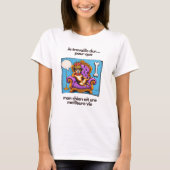 t-shirt humoristique pour femme (Devant)