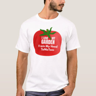 T-shirt humoristique pour hommes sur le jardin