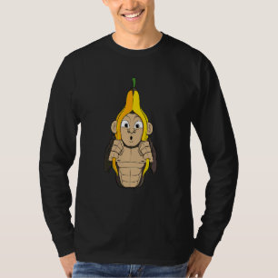 T-shirt Humour à la banane singe