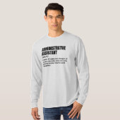 T-shirt Humour adjoint administratif (Devant entier)
