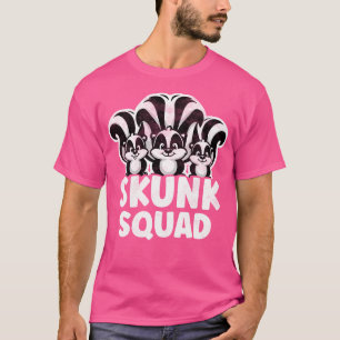 T-shirt Humour animal de l'équipe de Skunk