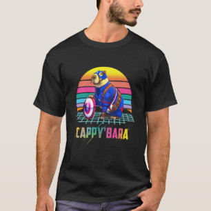 T-shirt Humour animal de rongeur Retro Cappy'bara