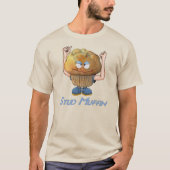T-shirt Humour bourré de muffin (Devant)