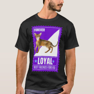 T-shirt Humour Chat Abyssinian Cat Citation Pour Jamais Ti