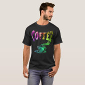 T-shirt Humour chaud café (Devant entier)