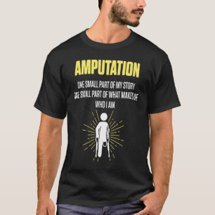 T-shirt Humour d'amputé Petite partie Jambe Bras Rétablis
