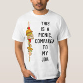 T-shirt humour de bureau (Devant)
