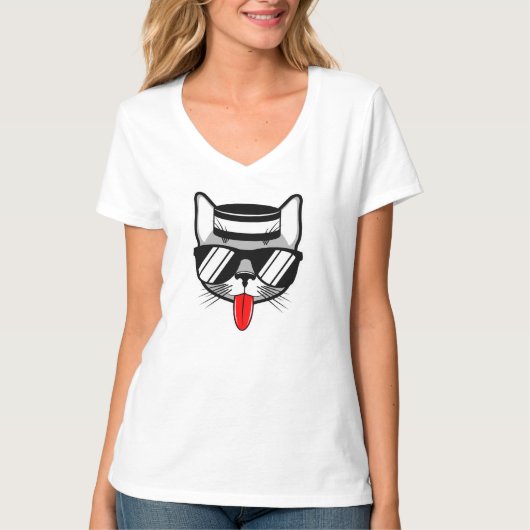 T-shirt Humour de chat de Jailbird (Devant)