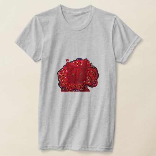 T-shirt Humour de Chat Rouge (Poser)
