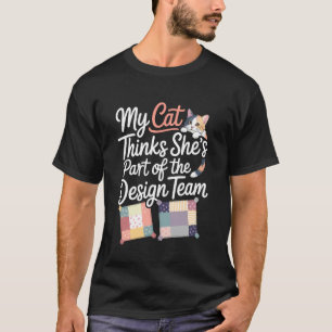 T-shirt Humour de couture pour amateur de chat couture tri