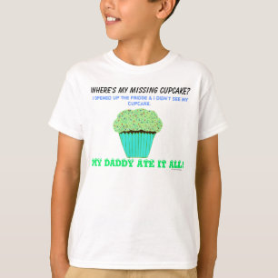T-shirt Humour de Cupcake Green Frosting pour enfants