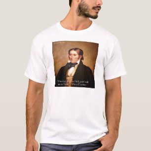 T-shirt Humour de Davy Crockett "Aller au Texas"