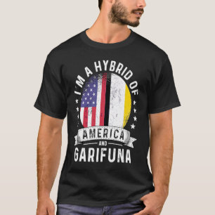 T-shirt Humour de drapeau de Garifuna américain patriote c