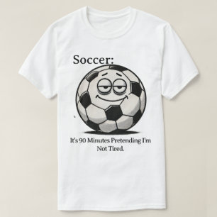 T-shirt Humour de fatigue du football