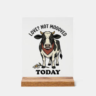 T-shirt humour de ferme Valentine vache grincheuse