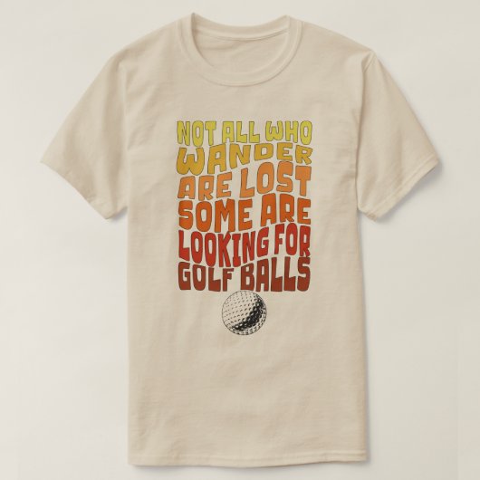 T-shirt Humour de golf (Design devant)