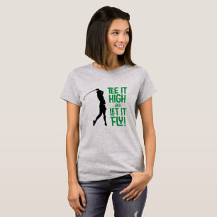 T-shirt Humour de golf pour femmes golfeuses Citation drôl