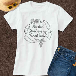 T-shirt Humour de jardin drôle et identifiable, doodle de