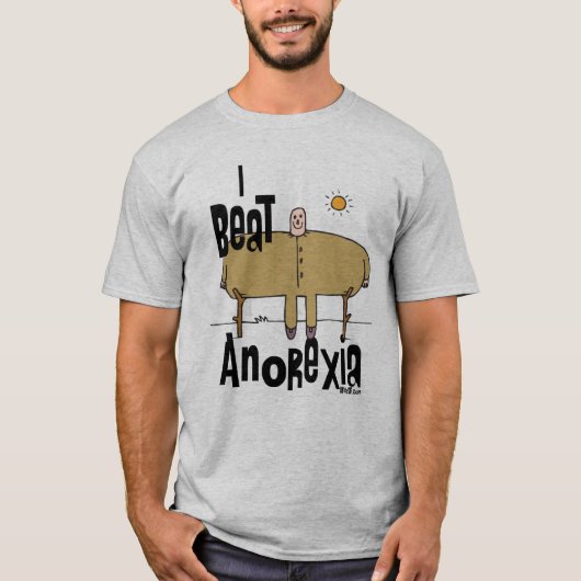 T-shirt Humour de l'homme gras (Devant)
