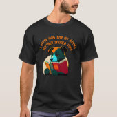 T-shirt Humour de l'oreille de chien chiot (Devant)