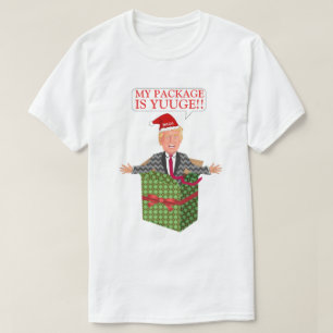 T-shirt Humour de Noël moche drôle Donald Trump
